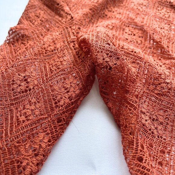 FREE PEOPLE INTIMATELY TRIBECA SWEET MEMORIES LACE TURTLENECK SHEER TOP - S - Picture 8 of 10